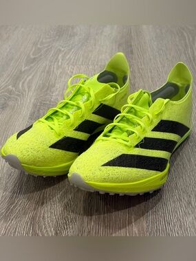 adidas Adizero Prime SP 3 Strung Track Spikes Mens 7.5 Lucid Lemon Black IH5800